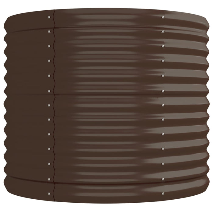 Vaso Giardino Acciaio Verniciato a Polvere 224x80x68 cm Marrone cod mxl 45940