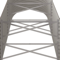 Vaso Giardino Acciaio Verniciato a Polvere 224x80x68 cm Marrone cod mxl 45940