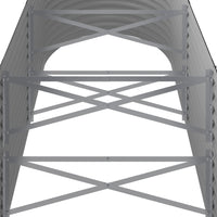 Fioriera rialzata vassoio piante fiori terrazza giardino giardino acciaio verniciato a polvere antracite 02_0039486