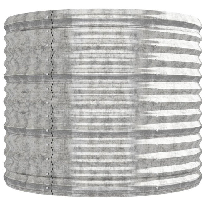 Letto Giardino Acciaio Zincato 224x80x68cm Argento 318957