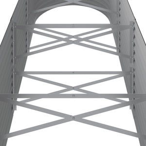 Portavaso per fioriera aiuola rialzata piante fiori terrazza giardino giardino acciaio verniciato a polvere antracite 02_0039488