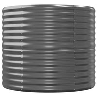 Vaso Giardino Acciaio Verniciato Polvere 440x80x68 cm Antracite cod mxl 64949