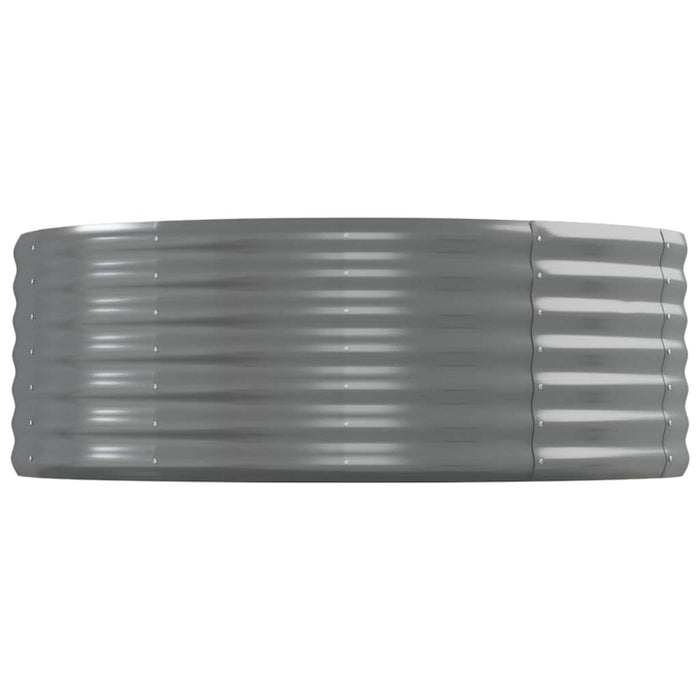 Letto Giardino Acciaio Zincato 544x100x36cm Grigio 319014