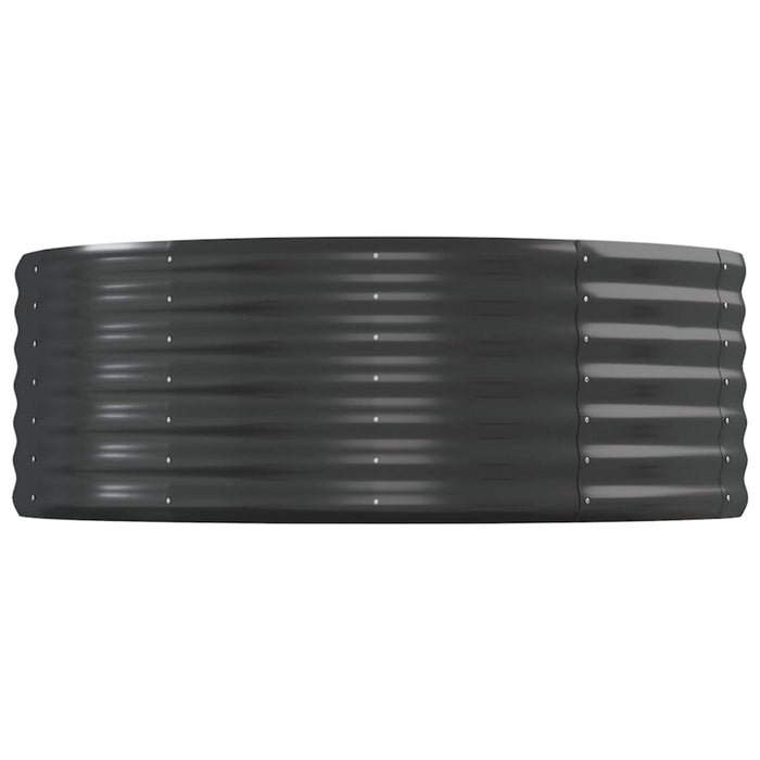 Portavaso per fioriera aiuola rialzata piante fiori terrazza giardino giardino acciaio verniciato a polvere antracite 02_0039495