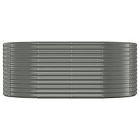 Letto Giardino Acciaio Verniciato a Polvere 175x100x68cm Grigio