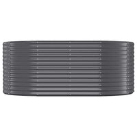 Letto da Giardino in Acciaio a Polvere 175x100x68 cm Antracite