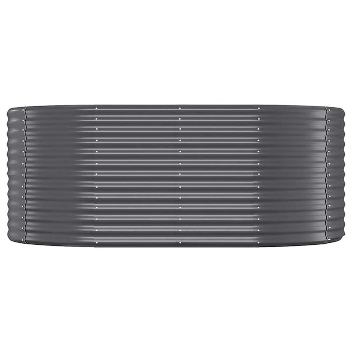 Letto da Giardino in Acciaio a Polvere 175x100x68 cm Antracite