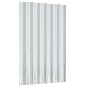 Pannelli Tetto 12pz Acciaio Verniciato a Polvere Grigio 60x36cm cod mxl 64818