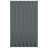 Pannelli Tetto 36pz Acciaio Verniciato Polvere 60x36 Antracite cod mxl 60079