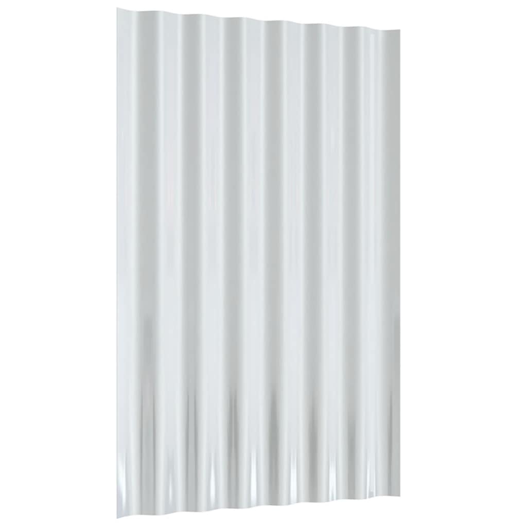 Pannelli Tetto 36pz Acciaio Zincato 60x36 Antracite 319131