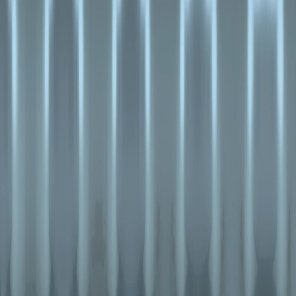 Pannelli Tetto 12pz Acciaio Verniciato a Polvere Grigio 80x36cm cod mxl 61312