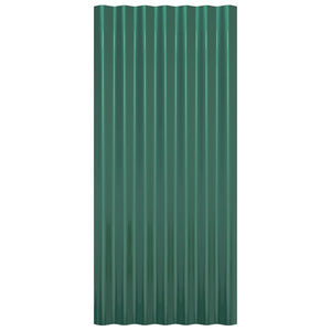 Pannelli Tetto 36pz Acciaio Zincato Verde 80x36 cm 319138