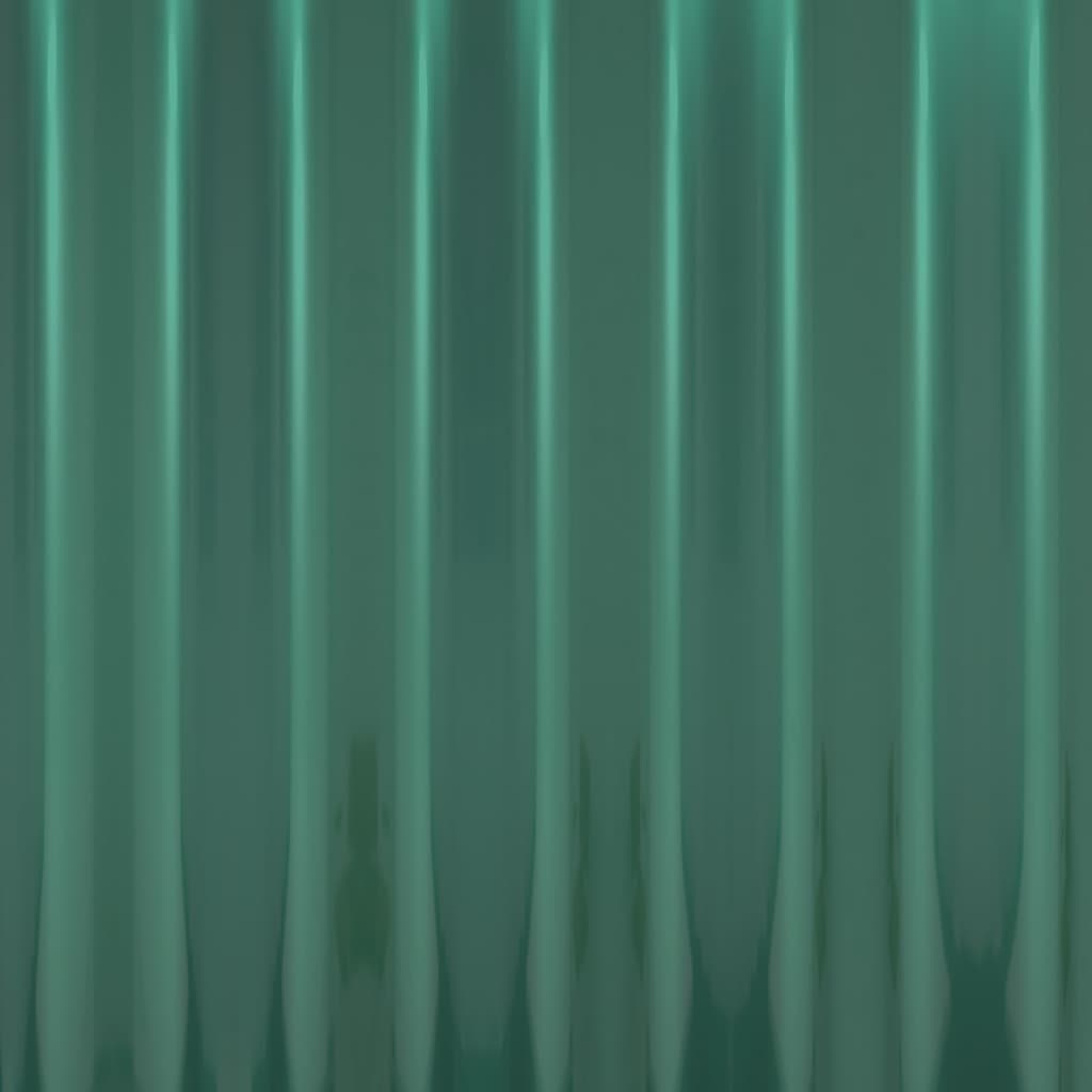 Pannelli Tetto 36pz Acciaio Zincato Verde 80x36 cm 319138