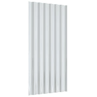 Pannelli Tetto 36pz Acciaio Verniciato a Polvere Grigio 80x36cm cod mxl 75889