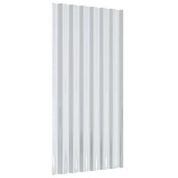 Pannelli Tetto 36 pz Acciaio Zincato Marrone 80x36cm 319140