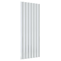 Pannelli per Tetto 12 pz Acciaio Zincato Antracite 100x36 cm 319145