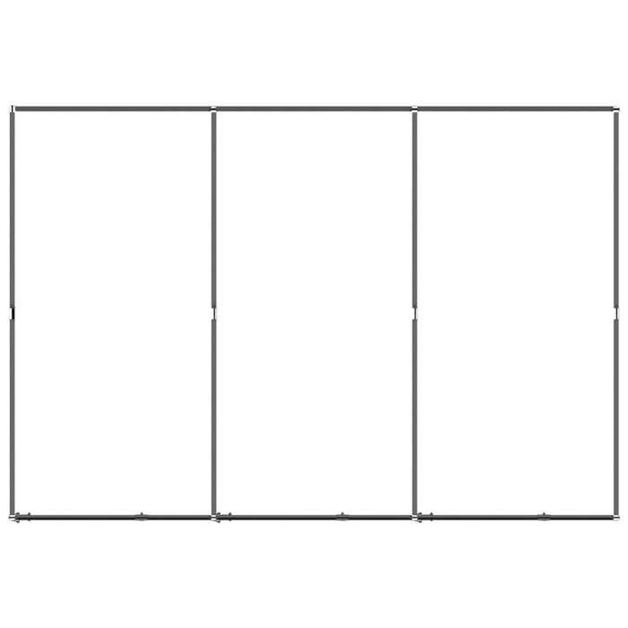 Gabbia per Cani da Esterno in Acciaio 5,53 mÂ²