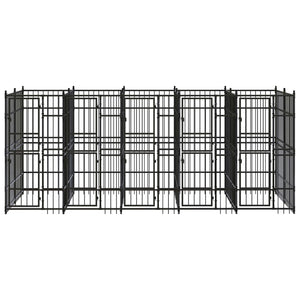 Gabbia per Cani da Esterno in Acciaio 9,22 mÂ²