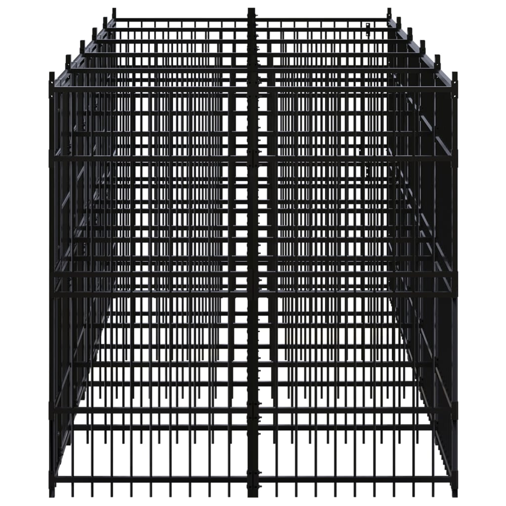 Gabbia per Cani da Esterno in Acciaio 9,22 m² 3097940