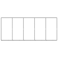 Gabbia per Cani da Esterno in Acciaio 9,22 m² 3097940