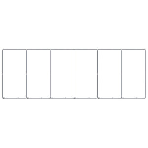 Gabbia per Cani da Esterno in Acciaio 11,06 m² 3097941