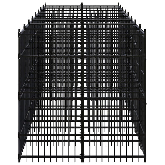 Gabbia per Cani da Esterno in Acciaio 14,75 m² 3097943