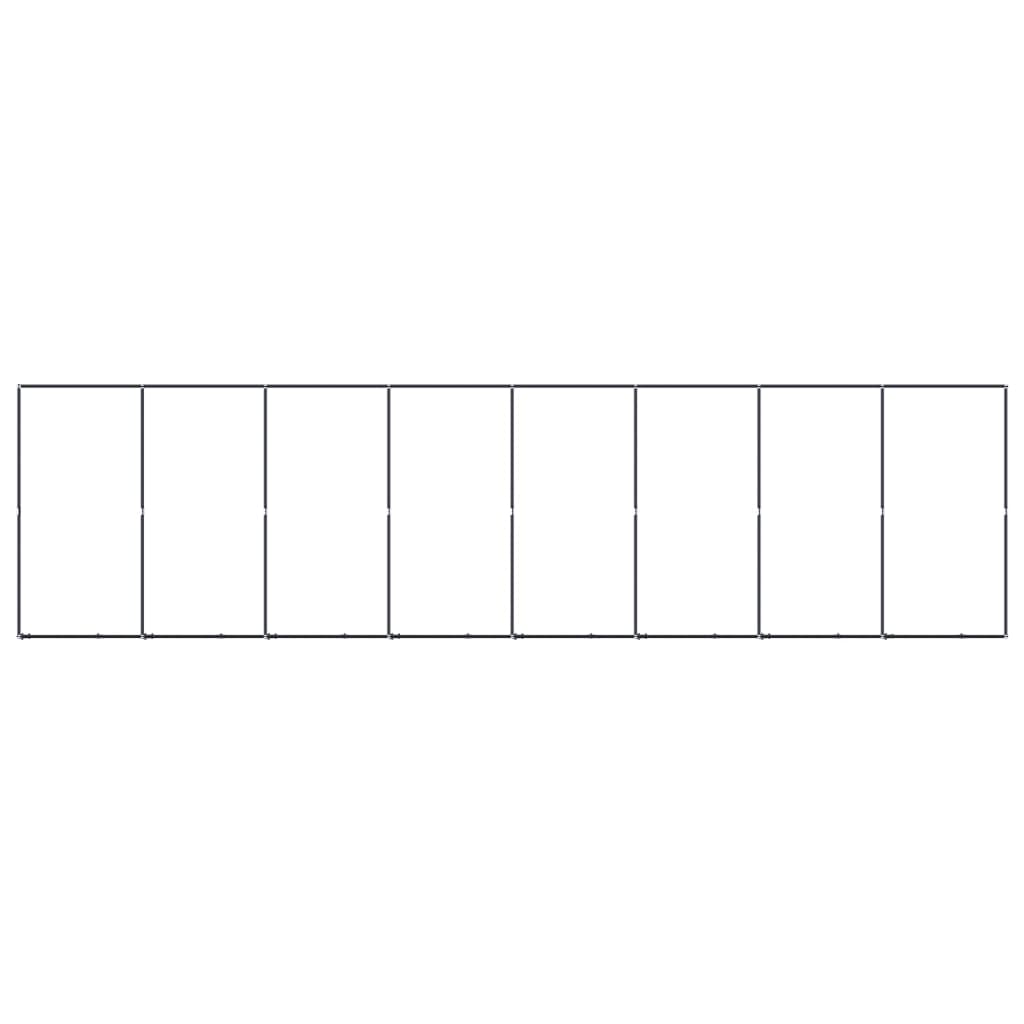 Gabbia per Cani da Esterno in Acciaio 14,75 mÂ²