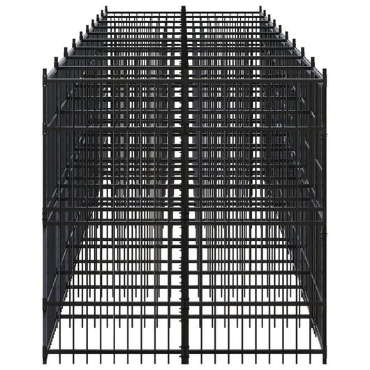 Gabbia per Cani da Esterno in Acciaio 16,59 m² 3097944