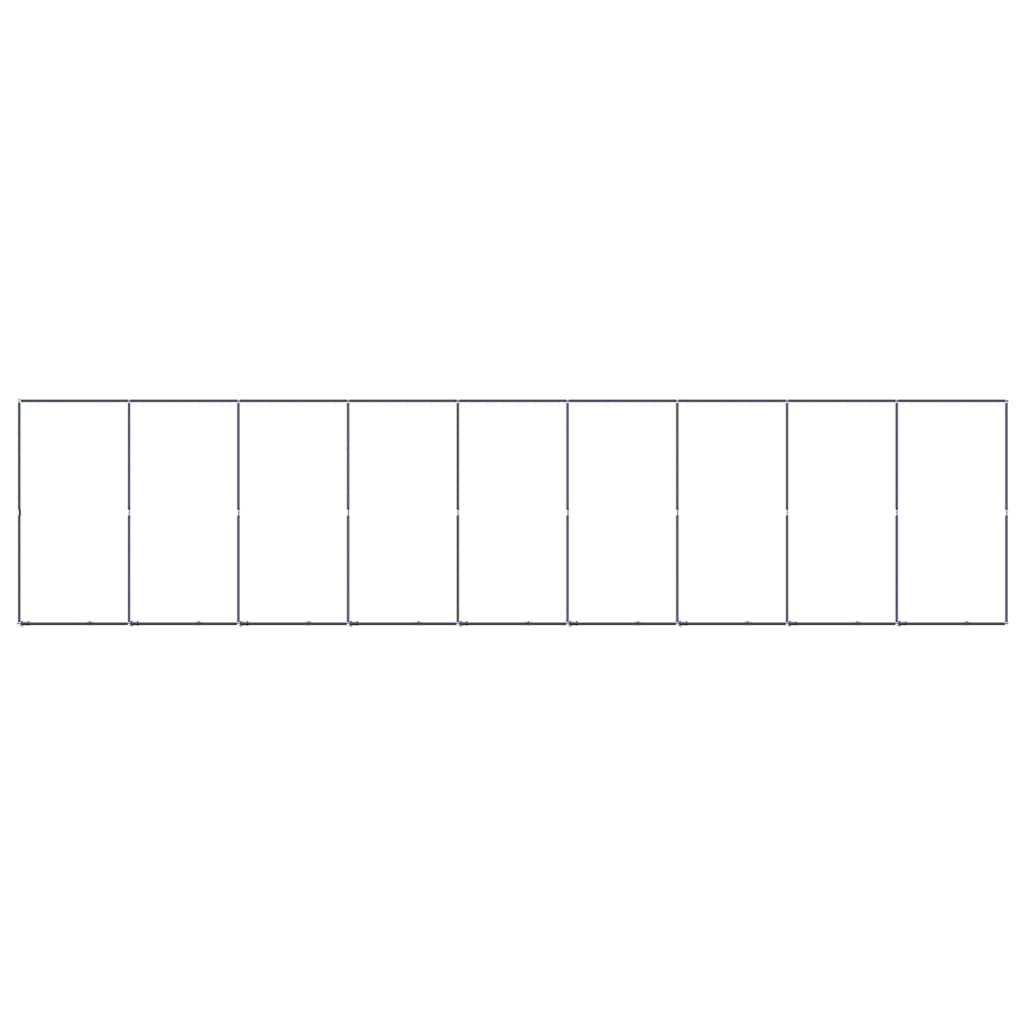 Gabbia per Cani da Esterno in Acciaio 16,59 mÂ²