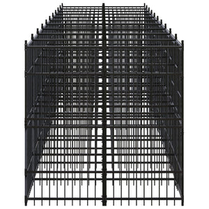 Gabbia per Cani da Esterno in Acciaio 18,43 m² 3097945