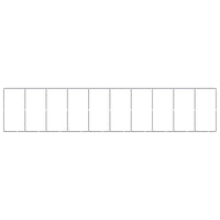 Gabbia per Cani da Esterno in Acciaio 18,43 mÂ² cod mxl 34898