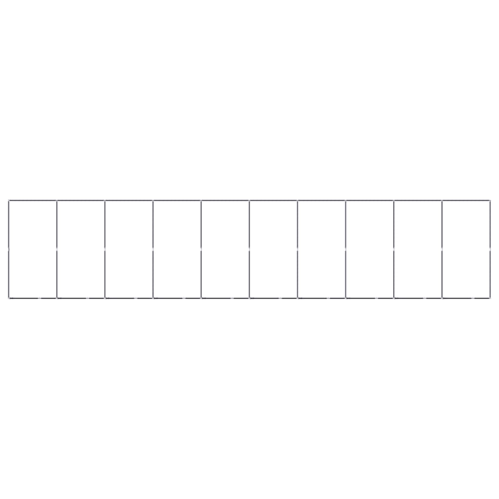 Gabbia per cuccia recinto per animali da esterno per cani in acciaio 18,43 m² nero 02_0041808