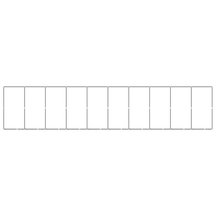 Gabbia per cuccia recinto per animali da esterno per cani in acciaio 18,43 m² nero 02_0041808