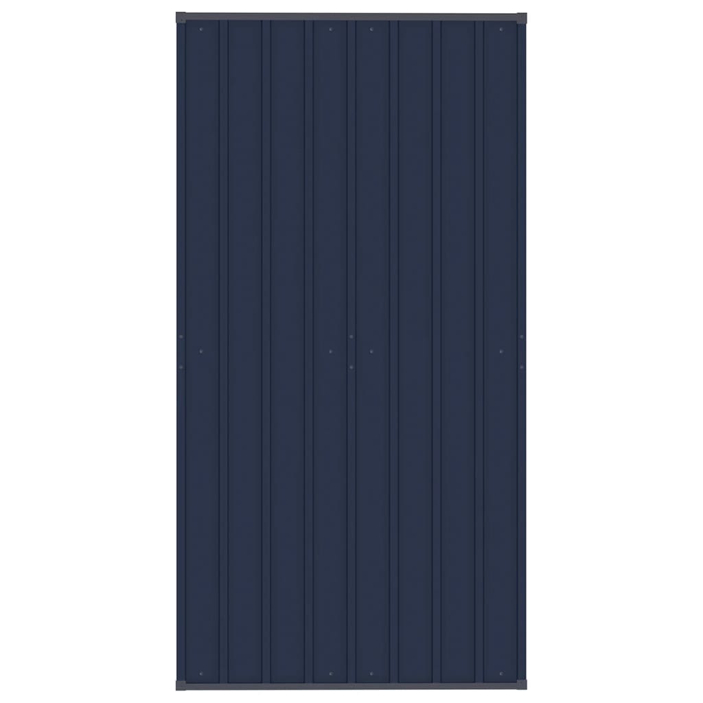 Cuccia gabbia per animali da esterno pac con tetto per cani in acciaio 1,84 m² nero 02_0041729