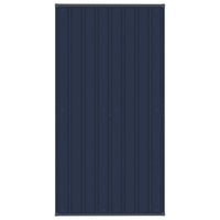 Cuccia gabbia per animali da esterno pac con tetto per cani in acciaio 1,84 m² nero 02_0041729