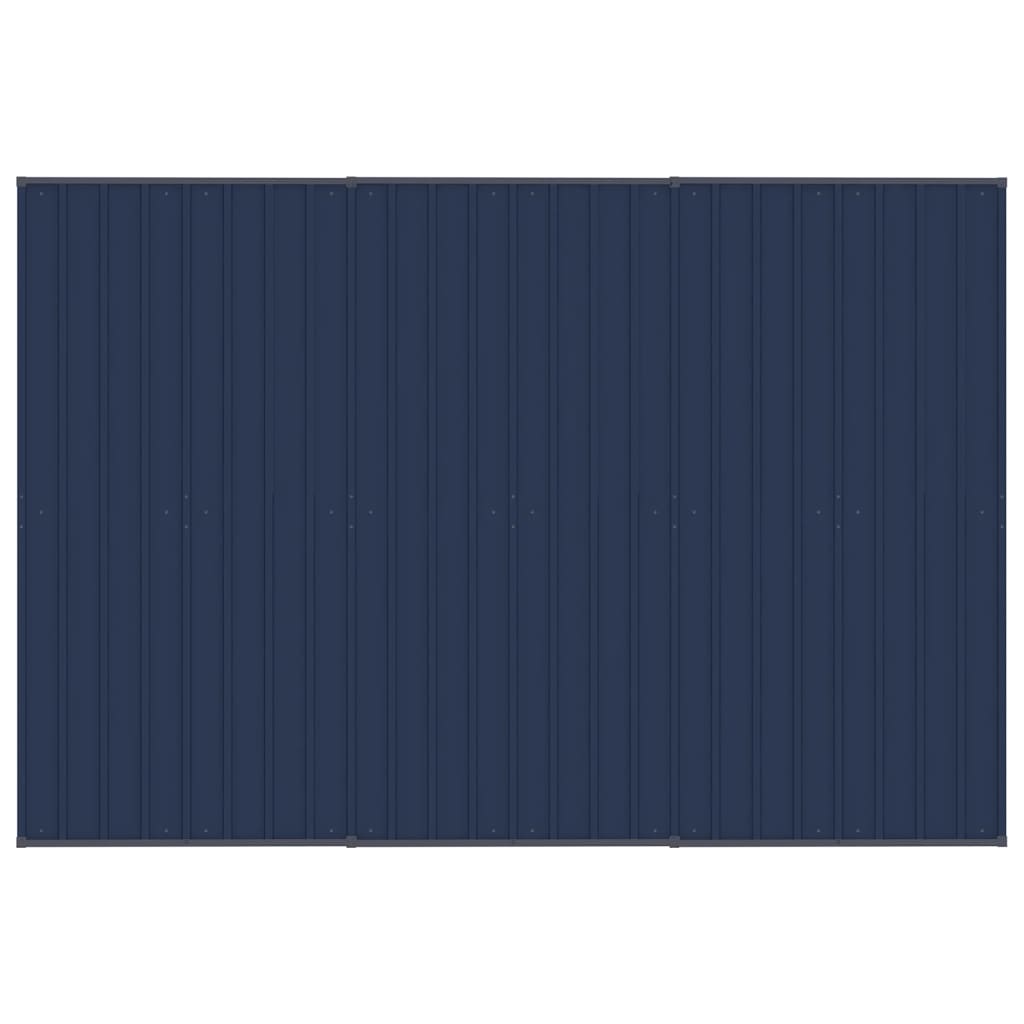 Gabbia per Cani da Esterno con Tetto in Acciaio 5,53 m² 3097948