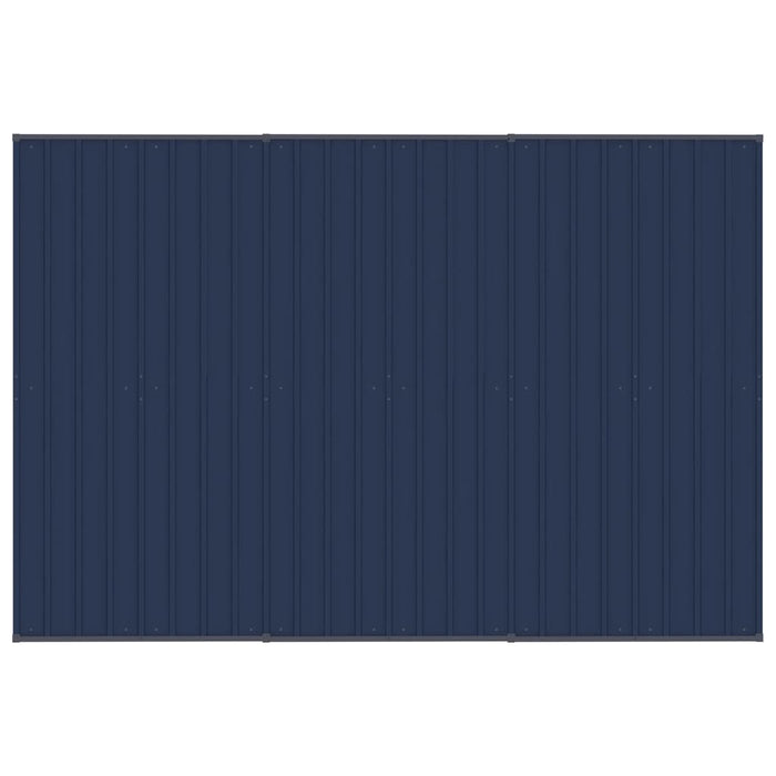 Gabbia per Cani da Esterno con Tetto in Acciaio 5,53 m² 3097948