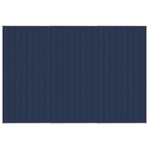 Cuccia gabbia per animali da esterno pac con tetto per cani in acciaio 5,53 m² nero 02_0041761