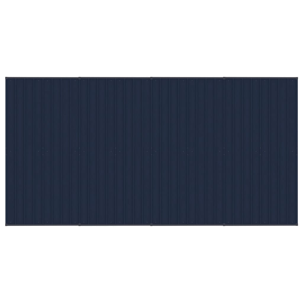 Gabbia per Cani da Esterno con Tetto in Acciaio 7,37 mÂ² cod mxl 44272