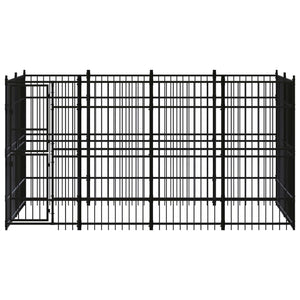 Gabbia per Cani da Esterno in Acciaio 7,37 m² 3097958