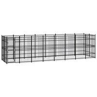 Gabbia per Cani da Esterno in Acciaio 14,75 mÂ² cod mxl 38498