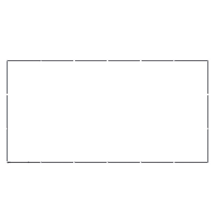 Gabbia per Cani da Esterno in Acciaio 16,59 mÂ²  cod mxl 38495