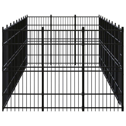 Gabbia per Cani da Esterno in Acciaio 24,88 m² 3097980