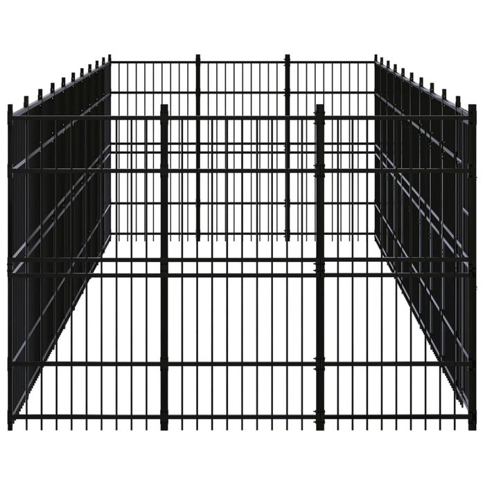 Gabbia per Cani da Esterno in Acciaio 27,65 m² 3097981