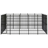 Gabbia per Cani da Esterno in Acciaio 18,43 m² 3097983