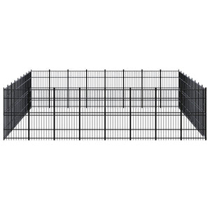 Gabbia per Cani da Esterno in Acciaio 66,36 m² 3098005