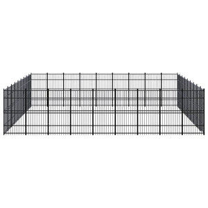 Gabbia per Cani da Esterno in Acciaio 82,94 m² 3098008