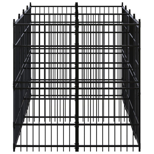 Gabbia per Cani da Esterno in Acciaio 7,37 m² 3098010