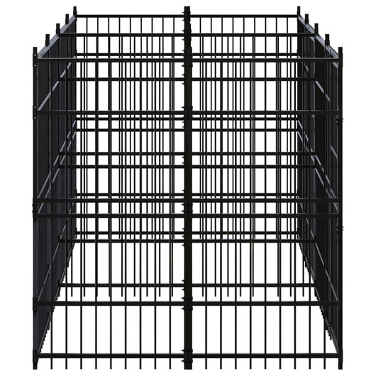 Gabbia per Cani da Esterno in Acciaio 11,06 m² 3098011