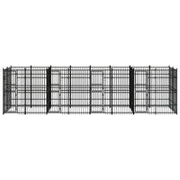 Gabbia per Cani da Esterno in Acciaio 14,75 mÂ² cod mxl 34890